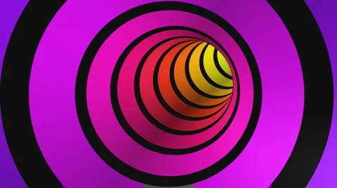 Tunnel Rainbow 1 - 4K Stock Footage 1101043