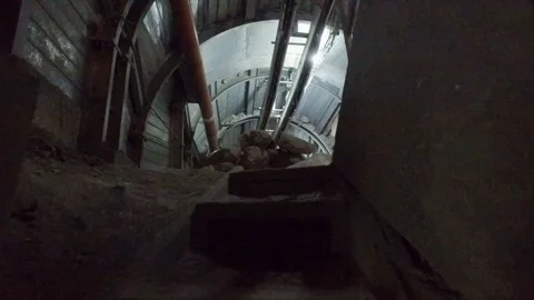 A tunnel is revealed Stock Footage 118592494