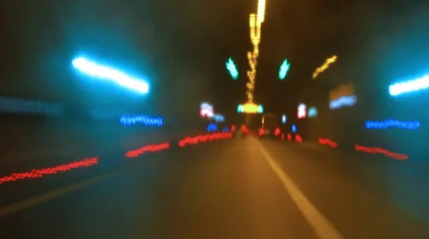 Tunnel ride 1 Stock Footage