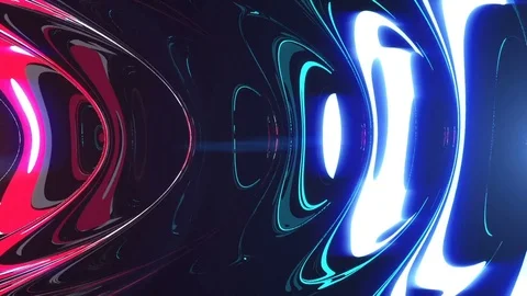 Tunnel Ripples - Professional VJ Background Loop Video stock 80296337