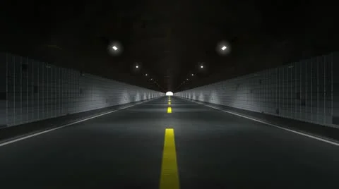 Tunnel road Stock Footage 12392380