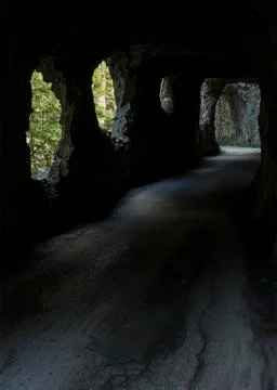 Tunnel road Stock-Fotos