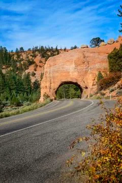 Tunnel in the rock Stock Photos