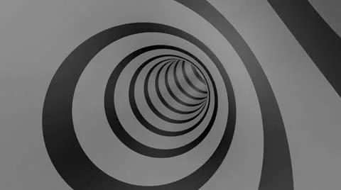 Tunnel Rotation Loop Stock Footage 27155630