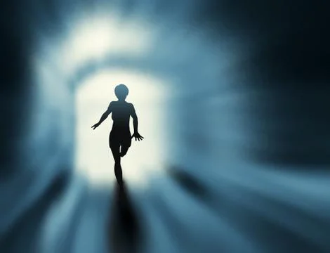 Tunnel run Illustrazione stock