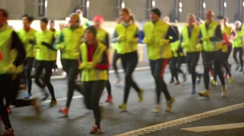 Tunnel Run in the tunnel below Roslagstull Stock Footage 44233323
