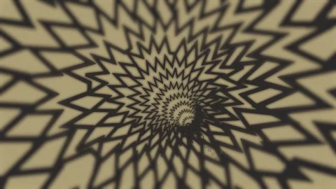 Tunnel Seamless Infinite Looping Animation Abstract Background. Trippy Infinite Stock Footage 264651502
