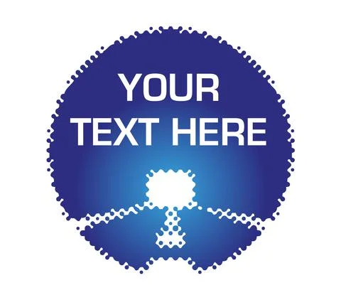 The tunnel seen from the inside. Tunnel light ready logo Stock Illustration