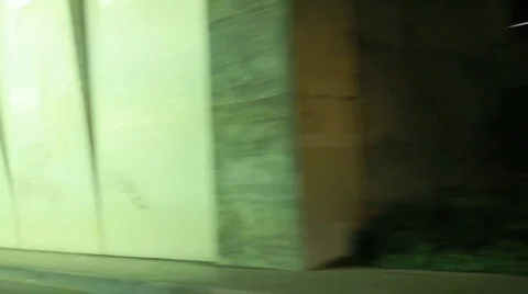 Tunnel Side 720 Stock Footage 643673