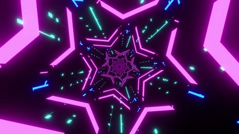 Tunnel-Soaring Star 4K Stock Footage 153384897