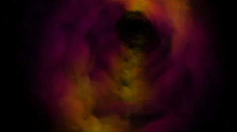 A tunnel of sunset-type colors, creating a mesmerizing effect  Видео 57046548