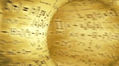 Tunnel through the formula Stock Footage 42725987