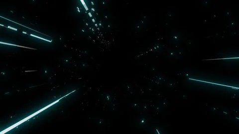 Tunnel through space Stock Footage 266711615