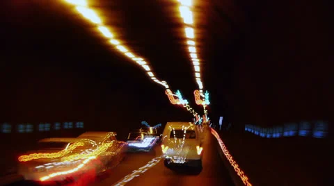 Tunnel Timelapse Stock Footage 23458815