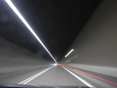 Tunnel traffic Stock Photos