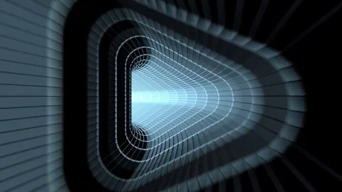 Tunnel Triangle Flying Stock Footage 83978780