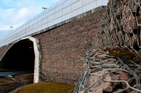 Tunnel under the expressway Stock Photos