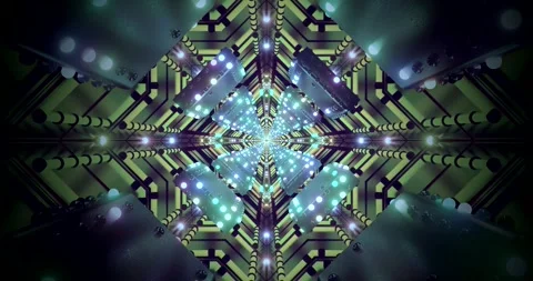 Tunnel video loop creates a captivating and dynamic visual experi Stock Footage 318175943
