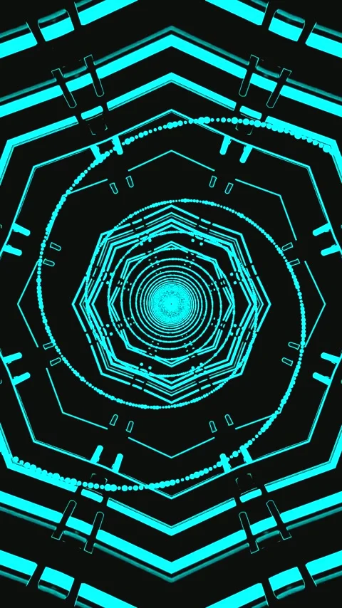 Tunnel video loop creates a captivating visual experience with seamless tra.. Video stock 321570573