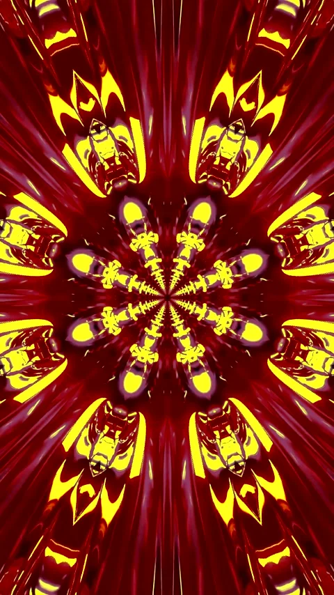 Tunnel video loop creates a dynamic visual experience with vibrant colors a.. Stock Footage 321269008