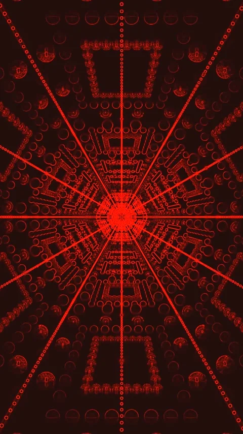 Tunnel video loop creates dynamic visual experience with seamless motion an.. Video stock 321566664
