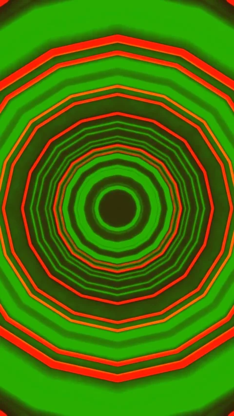Tunnel video loop creates immersive visual experience with vibrant colors a.. Stock Footage 321563111