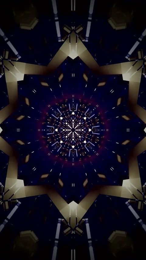 Tunnel video loop creates a mesmerizing visual experience with seamless rot.. Stock Footage 320353348