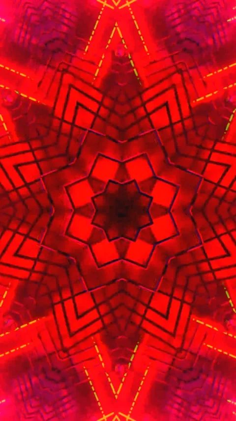 Tunnel video loop creates a mesmerizing visual experience with vibrant colo.. Video stock 321263797