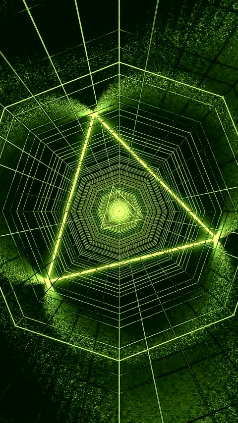 Tunnel video loop creates a mesmerizing seamless visual experience with vib.. Video stock 321567007