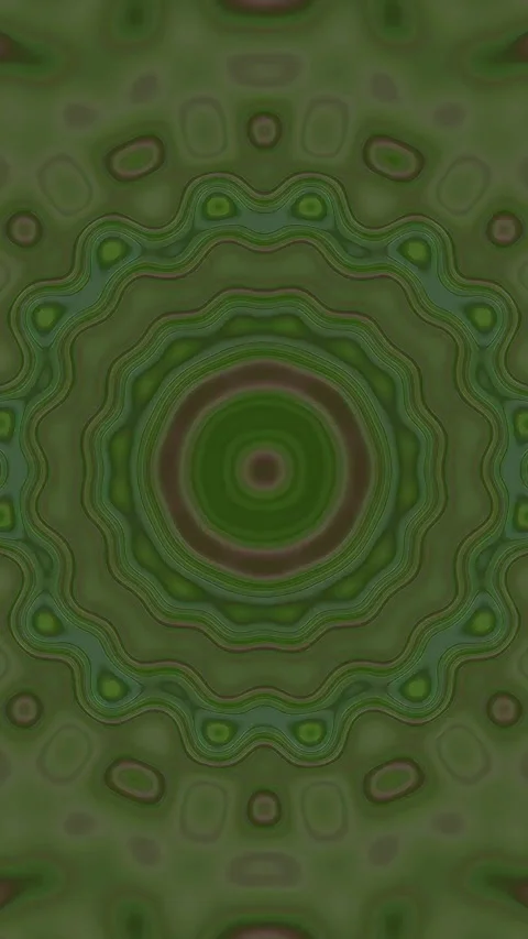 Tunnel video loop creates a mesmerizing green pattern journey for a seamles.. Stock Footage 321571050