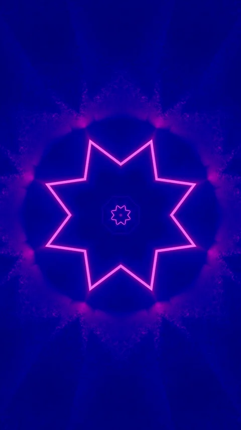 Tunnel video loop creates a seamless visual experience with geometric patte.. Stock Footage 321270253