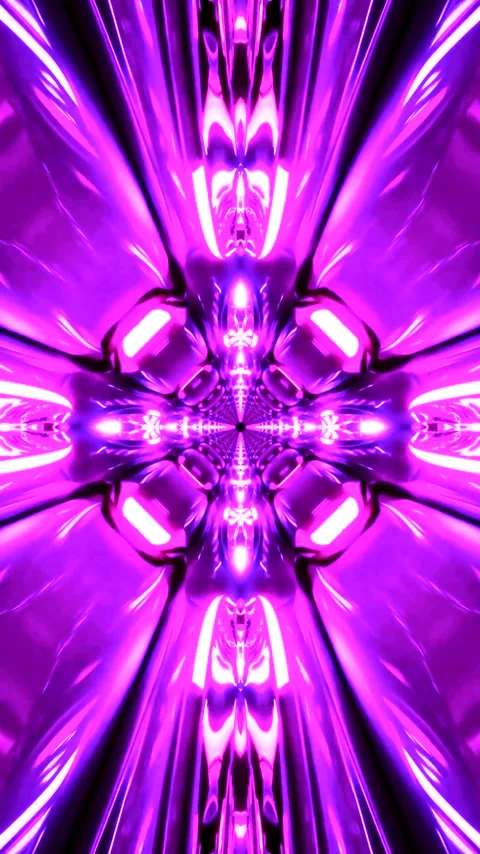 Tunnel video loop creates a vibrant and mesmerizing display with seamless t.. Stock Footage 321264161