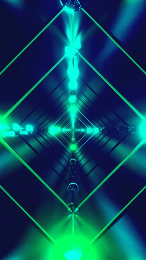 Tunnel video loop creates a vibrant visual experience with dynamic light mo.. Stock Footage 321569276