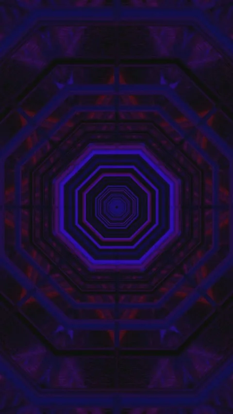 Tunnel video loop that creates a vibrant motion background in seamless cont.. Stock Footage 322769206