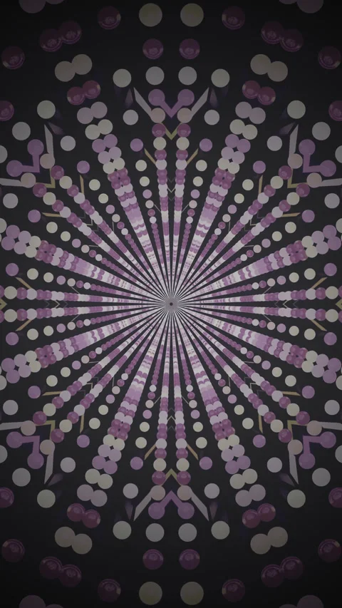 Tunnel video loop creating a dynamic motion background with floating shapes.. Video stock 322773222