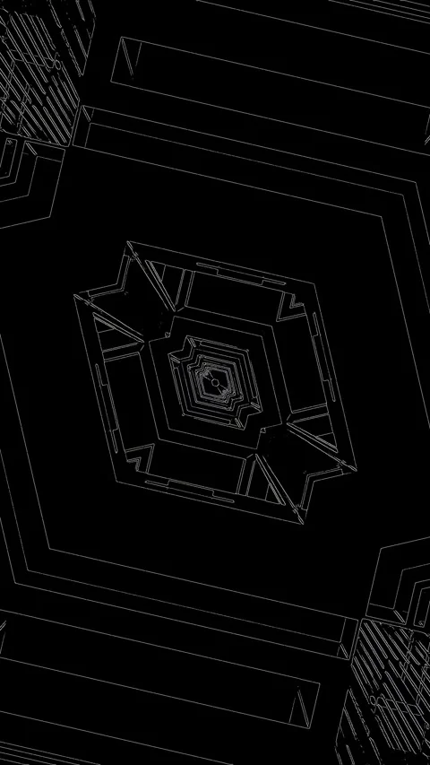 Tunnel video loop creating motion background in seamless format for screens.. Stock Footage 322774366