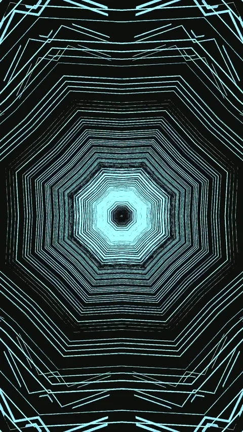 Tunnel video loop creating a seamless and mesmerizing visual experience wit.. Stock Footage 321575408