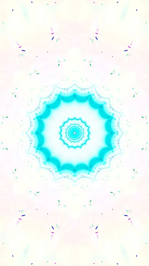 Tunnel video loop displaying colorful patterns and shapes for screensaver o.. Stock Footage 322770401