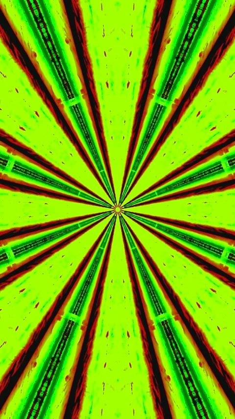 Tunnel video loop displaying vibrant colors and dynamic patterns for visual.. Stock Footage 321571285