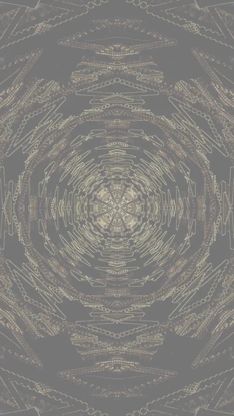 Tunnel video loop featuring seamless movement of light patterns a Stock Footage 318182864