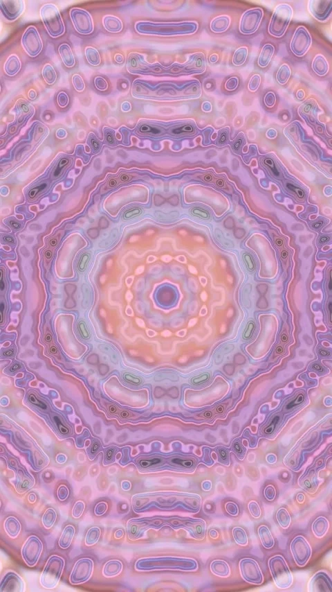 Tunnel video loop featuring swirling pastel colors in a seamless, mesmerizi.. Stock Footage 321263531