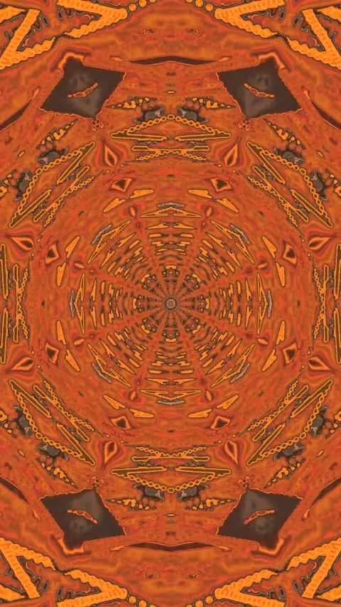 Tunnel video loop featuring vibrant patterns and shapes for a captivating s.. Stock Footage 320358718