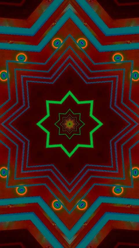 Tunnel video loop for immersive visual experience and relaxation in vibrant.. Stock Footage 319667962