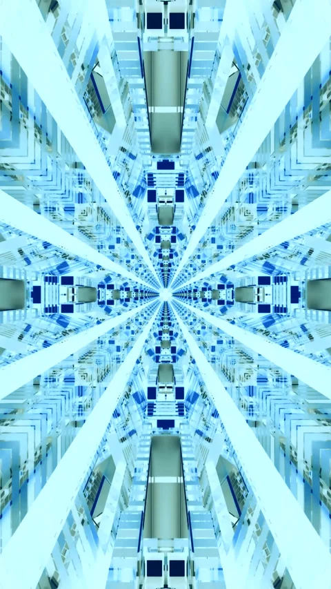 Tunnel video loop with motion background creating seamless visual experienc.. Stock Footage 322772009
