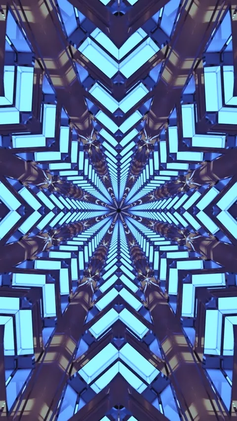 Tunnel video loop motion background with seamless design and vibrant colors.. Stock Footage 322776262