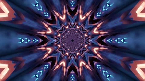 Tunnel video loop offers an immersive visual experience with vibrant colors.. Stock Footage 320384001