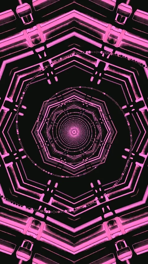 Tunnel video loop screensaver creates a captivating seamless visual experie.. Stock Footage 321265107