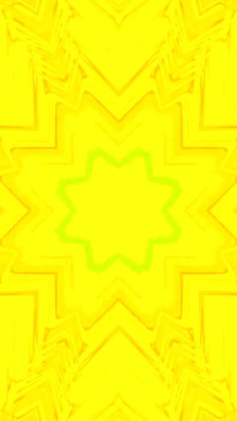 Tunnel video loop screensaver featuring vibrant yellow patterns and smooth .. Stock Footage 321571499