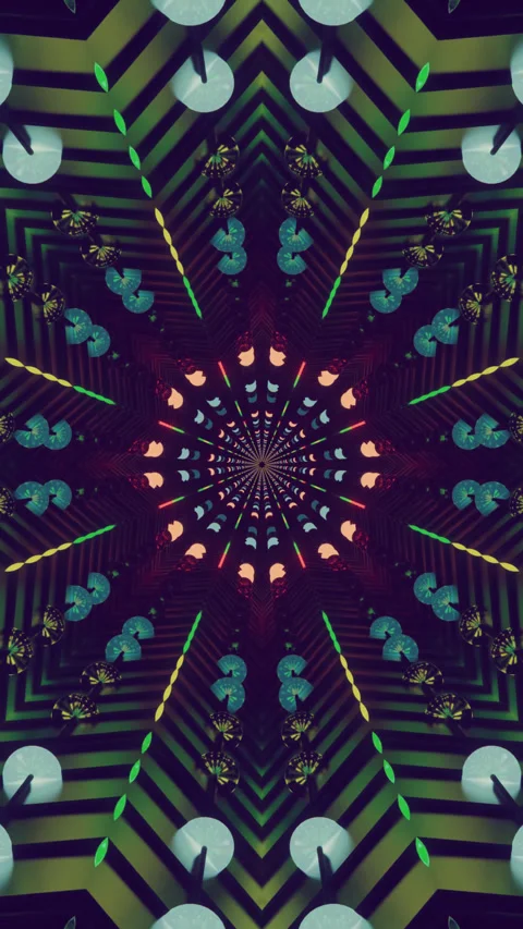 Tunnel video loop screensaver live wallpaper motion background creates cont.. Vídeo Stock 322769131