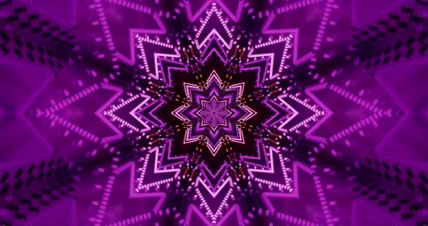 Tunnel video loop showcasing vibrant visuals of dynamic patterns Stock Footage 317961504